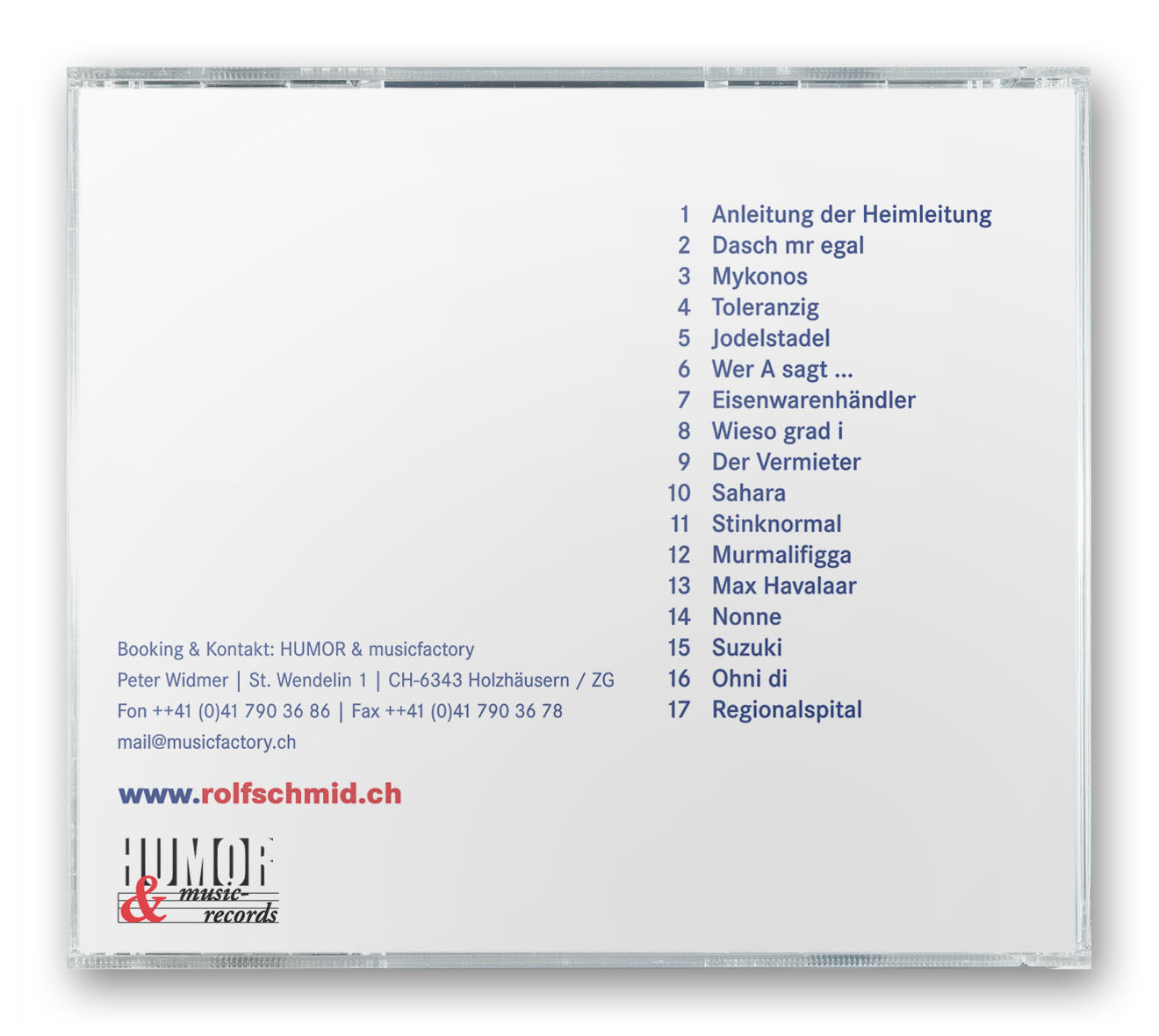 Rolf Schmid CD Rolf dreht durch 2005
